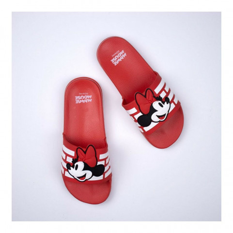 Swimming Pool Slippers Minnie Mouse Red