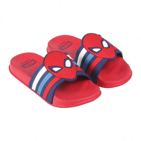 Flip Flops for Children Spiderman Red