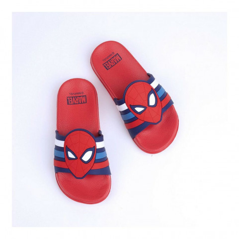 Flip Flops for Children Spiderman Red