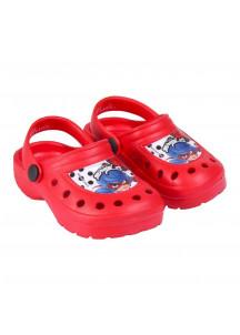 Beach Sandals Lady Bug Red