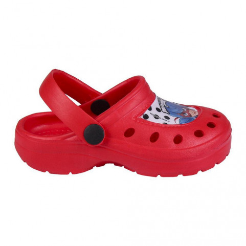 Beach Sandals Lady Bug Red