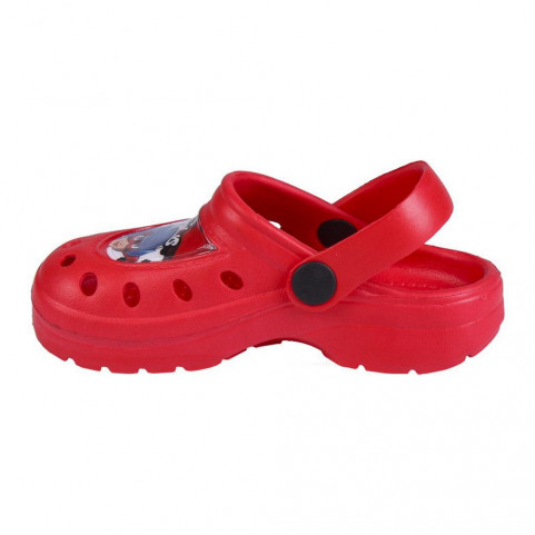 Beach Sandals Lady Bug Red