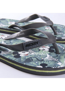 Men's Flip Flops Mickey Mouse Grey Green