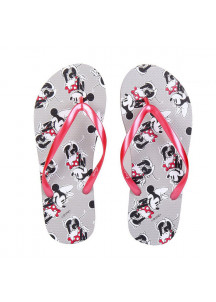 Swimming Pool Slippers Minnie Mouse Grey