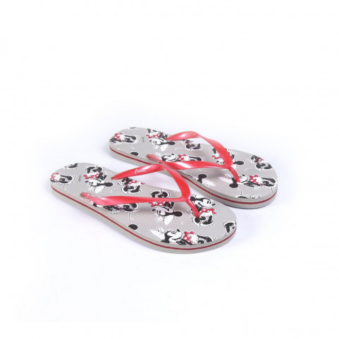 Swimming Pool Slippers Minnie Mouse Grey