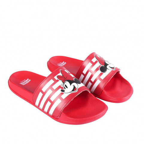 Women's Flip Flops Minnie Mouse Red