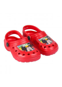 Beach Sandals Mickey Mouse Red