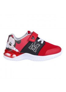 LED Trainers Mickey Mouse Red