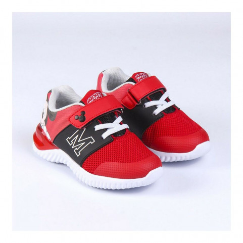 LED Trainers Mickey Mouse Red