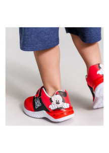 LED Trainers Mickey Mouse Red