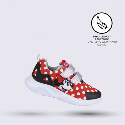 Sports Shoes for Kids Minnie Mouse Red