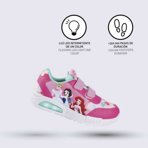 LED Trainers Princesses Disney Pink