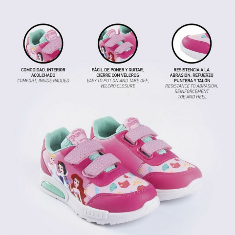 LED Trainers Princesses Disney Pink