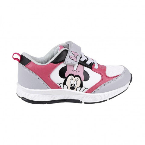 Sports Shoes for Kids Minnie Mouse Grey Pink