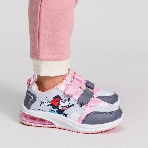 LED Trainers Minnie Mouse Grey