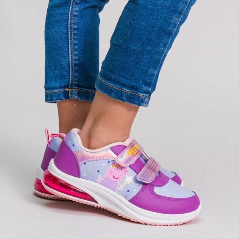 LED Trainers Peppa Pig Lilac