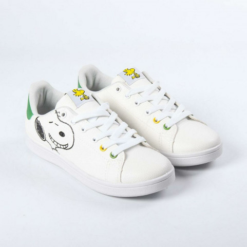 Sports Shoes for Kids Snoopy White