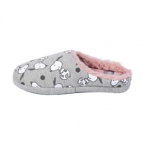 House Slippers Snoopy Light grey