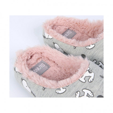 House Slippers Snoopy Light grey