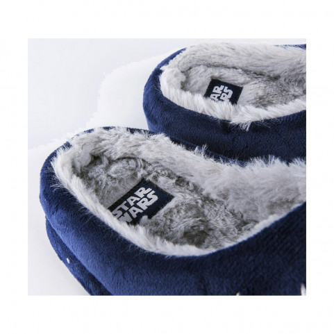 House Slippers The Mandalorian Polyester Dark blue TPR