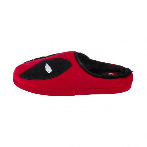 House Slippers Deadpool Red