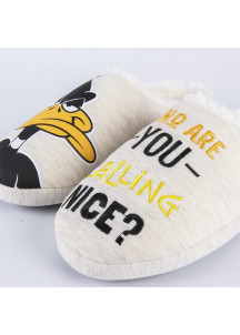 House Slippers Looney Tunes Polyester Light grey TPR