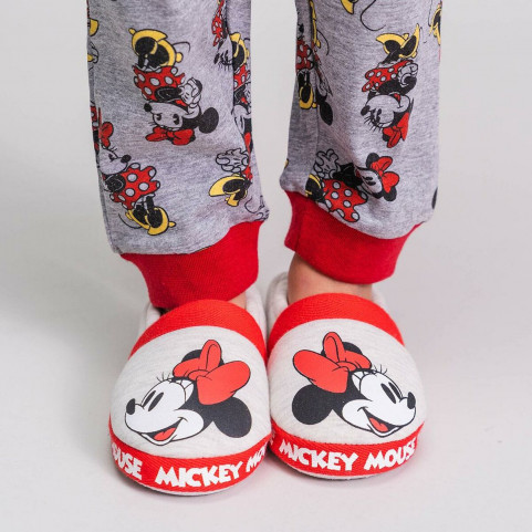 House Slippers Minnie Mouse Light grey