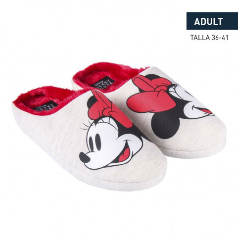 House Slippers Minnie Mouse Light grey