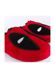 House Slippers Deadpool Red