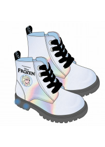 Kids Casual Boots Frozen LED Lights Blue