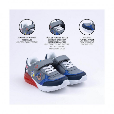 LED Trainers The Paw Patrol Light grey