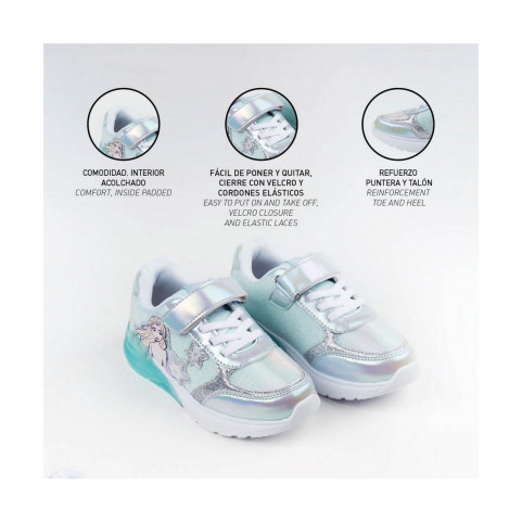 LED Trainers Frozen Light Blue