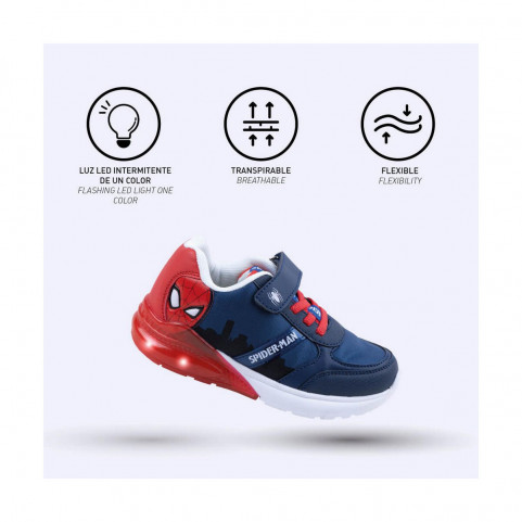 LED Trainers Spiderman Dark blue