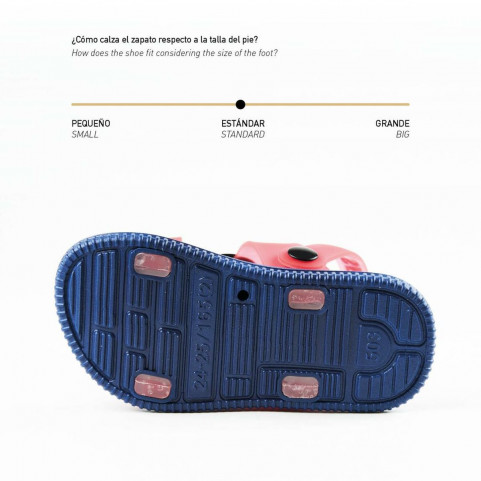 Children's sandals Spiderman Blue