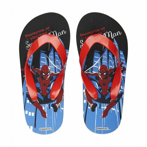 Flip Flops for Children Spiderman Blue