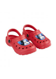 Beach Sandals Mickey Mouse Red