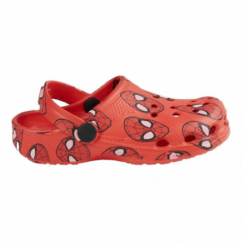 Beach Sandals Spiderman Red