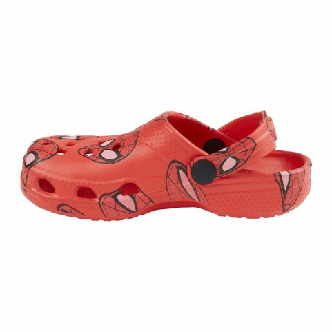 Beach Sandals Spiderman Red