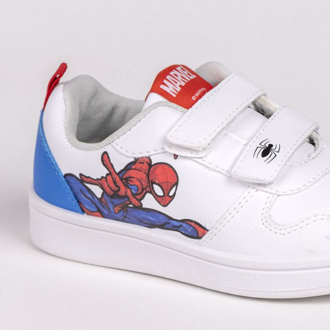 Sports Shoes for Kids Spiderman Velcro White