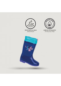 Children's Water Boots Stitch Blue