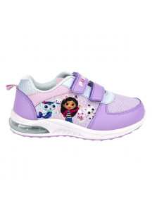 LED Trainers Gabby's Dollhouse Velcro Lilac