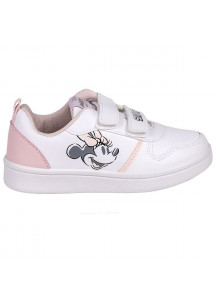 Sports Shoes for Kids Minnie Mouse Velcro White