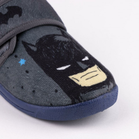 House Slippers Batman Velcro Dark grey