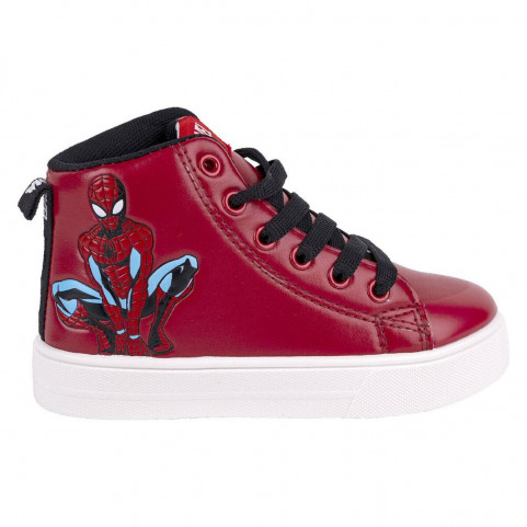 Kids Casual Boots Spiderman Red