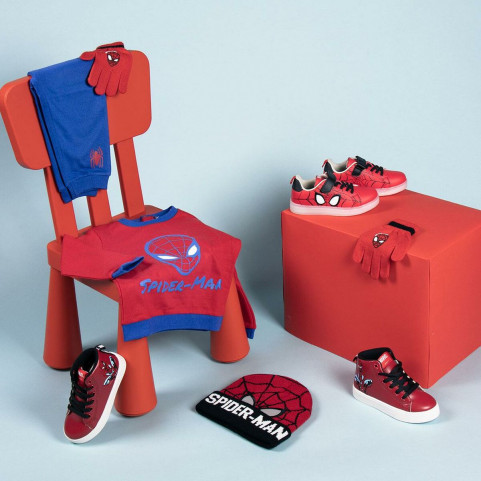 Kids Casual Boots Spiderman Red