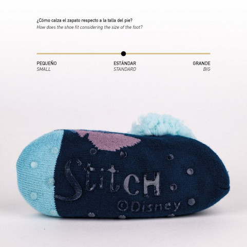 House Slippers Stitch Dark blue