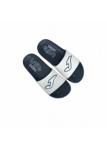 Women's Flip Flops Joma Sport Island Lady 2302 White Navy Blue