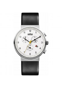 Men's Watch Braun BN0035WHBKG Black (Refurbished A)