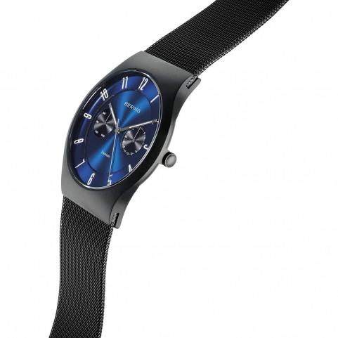 Men's Watch Bering Black Blue (Refurbished C)