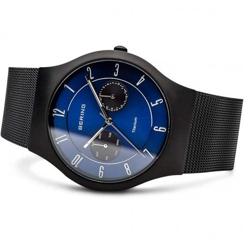 Men's Watch Bering Black Blue (Refurbished C)